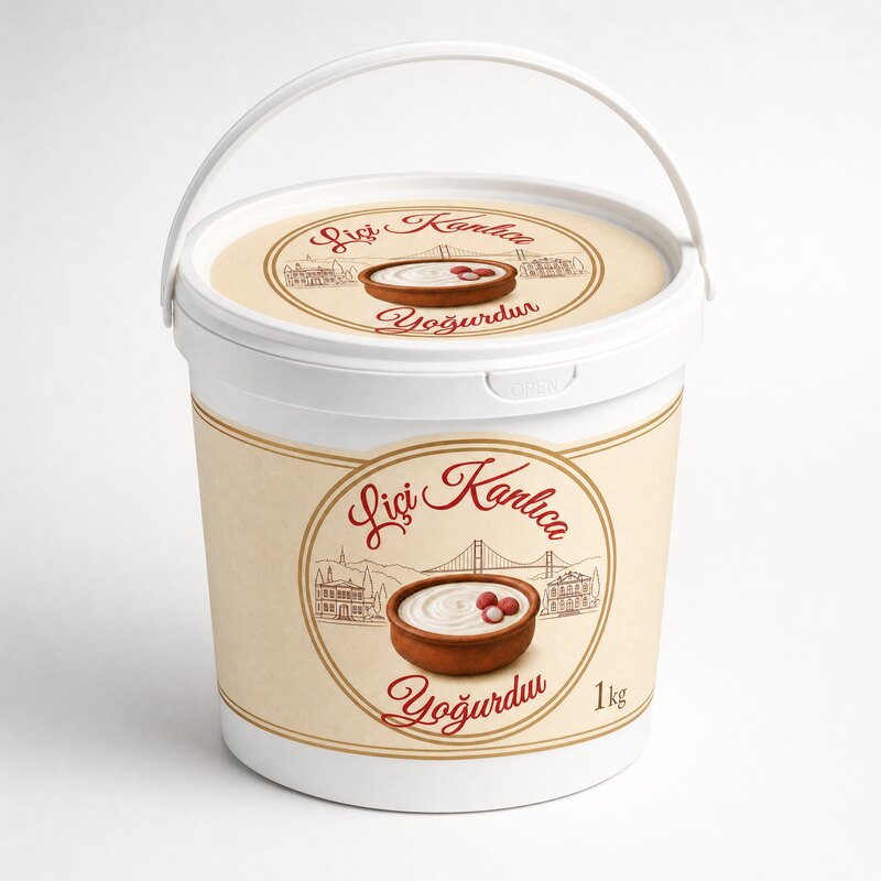 Liçi Kanlıca Yoğurdu 1 kg kova