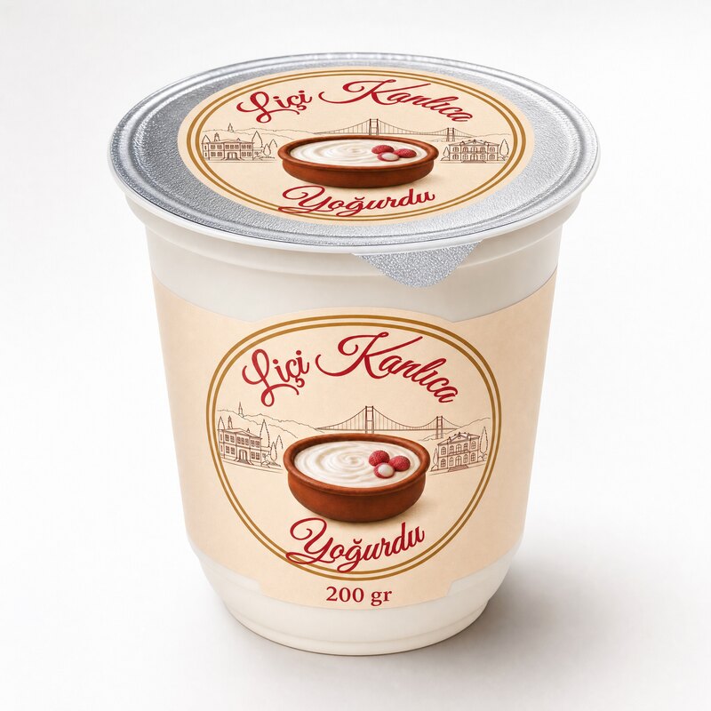 Liçi Kanlıca Yoğurdu 200 gr plastik kap