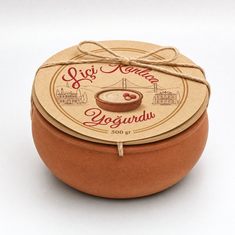 Liçi Kanlıca Yoğurdu 500 gr güveç